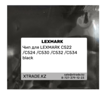 Чип для LEXMARK C522 /C524 /C530 /C532 /C534 black