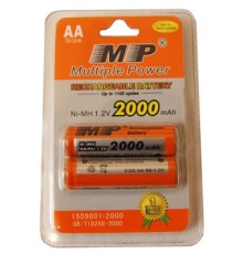 Батарейка аккумуляторная AA MULTIPLE POWER MP-2000, Ni-MH 1,2V, R6, 2000 мАч
