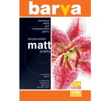 130g А4 100л бумага BARVA Матовая Двусторонняя (IP-B130-007)