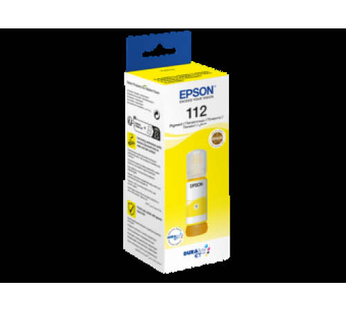 Контейнер с чернилами  №112 yellow EPSON EcoTank -  L11160/ L1515 70ml. ОЕМ