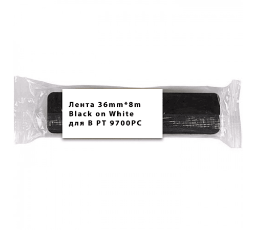 Лента 36mm*8m Black on White для B PT 9700PC Лента 36mm*8m Black on White для B PT 9700PC