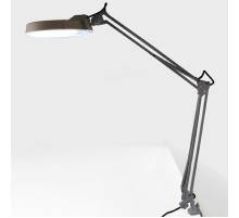 Лампа-Лупа настольная Yihua 298 люминесцентная подсветка 22 Вт, диаметр линзы: 130 мм, увеличение: 5x, крепление: струбцина.