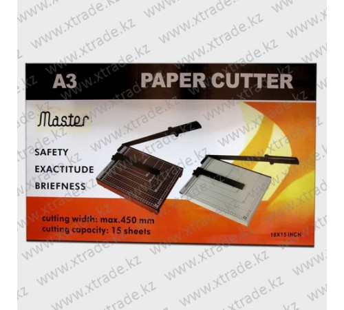 Резак для бумаги 828-3 (метал) 18x15 (А3) Master в Алматы