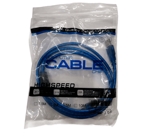 Cable USB A-B H 1.5m экранированный для принтера Cable USB A-B H 1.5m экранированный для принтера