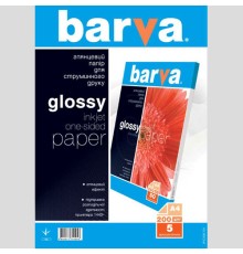 200g А4 5л бумага BARVA Глянцевая (IP-C200-T01)