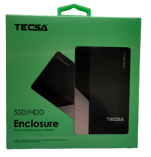 Корпус для жесткого диска SSD с адаптером Tecsa  Hard Drive Enclosure USB C 3.0 with org Connector