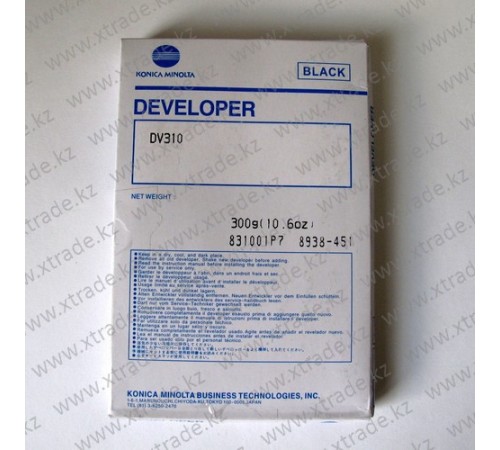Девелопер (DV310) black 300гр для KONICA MINOLTA BizHub 250 / 350 / 222 / 282 / 362 Девелопер (DV310) black 300гр для KONICA MINOLTA BizHub 250 / 350 / 222 / 282 / 362