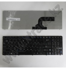 Клавиатура для ноутбука ASUS K73/X53/G72/X53/K53/A53/A52J/K52J/G51/G53/N53 (Small enter key), черная, рус.