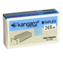 Скобы для степлера KANGARO No. 24/6-1m (1000staples 20x50)