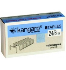 Скобы для степлера KANGARO No. 24/6-1m (1000staples 20x50)