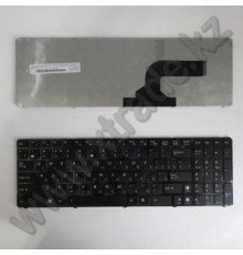 Клавиатура для ноутбука ASUS G51VX/X61/K52/G60 (ASU19-RU-BLACK-A), черная, рус.