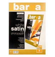 285g А4 5л бумага BARVA PROFI Белый Сатин (IP-V285-T01)