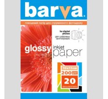 200g (10x15) 20л бумага BARVA Глянцевая (IP-C200-026)