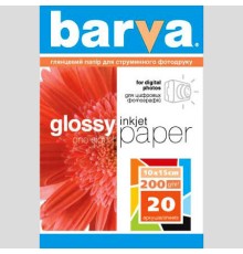 200g (10x15) 20л бумага BARVA Глянцевая (IP-C200-026)