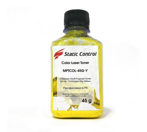 Тонер для HР UNIVERSAL STATIC CONTROL MPTCOLOR Yellow 45гр. Тонер для HР UNIVERSAL STATIC CONTROL MPTCOLOR Yellow 45гр.