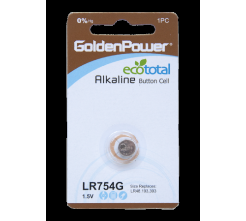 Батарейка LR754G GOLDEN POWER (1,5V/LR48//193/393)