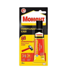 Клей MOMENT-88 Особопрочный для резины, кожи, металлов, полистирола, оргстекла, пластиков, пробки, с