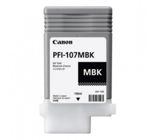 Картридж (PFI-107MBk) Matte black CANON imagePROGRAF iPF670/iPF680/iPF685/iPF770/iPF780/PF785 130 мл Original в Алматы