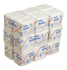 (Kimberly-Clark WypAll® L40) Универсальные салфетки на основе целлюлозы по характеристикам аналогичны тканевым салфеткам. Практичнее и дешевле, чем обычные салфетки 31,8смx38,1см.  (56шт./уп.) KATUN (5776)