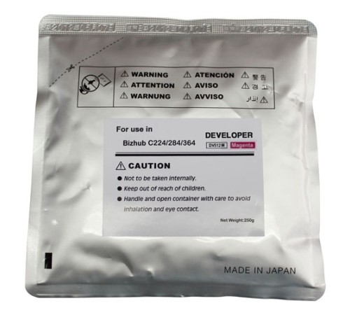 Девелопер (DV512) mageta 210гр для KONICA MINOLTA C224 / 284 / 364 Девелопер (DV512) mageta 210гр для KONICA MINOLTA C224 / 284 / 364