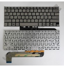 Клавиатура для ноутбука ASUS UX21, серая, рус.