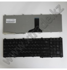 Клавиатура для ноутбука TOSHIBA C650/L670/L650/L650D/L655/C655D/L660/C6604 (TSH15-RU-BLACK-A), черная, рус.