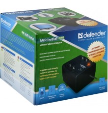 Cетевой стабилизатор Defender AVR Initial 2000/955W (вых роз.: 2 c з-змл.; вх 175-285В), box-2 (99017)