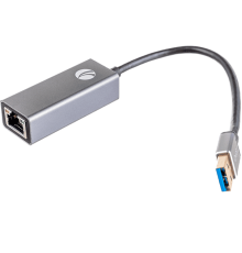 Кабель-переходник USB 3.0 Am --| LAN RJ-45 Ethernet 1000 Mbps, Aluminum Shell,(DU312M)