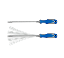 Отвертка гибкая, частично хромированная  7,0 мм KATUN