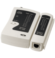 Тестер кабеля RJ 45 / RJ 12 (V COM)