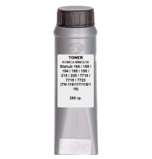 Тонер для KONICA MINOLTA Bizhub 164 / 165 / 184 / 185 / 195 / 215 / 235 / 7718 / 7719 / 7723 (TN-116/117/118/119) 280гр. IPM