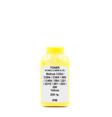 Тонер для KONICA MINOLTA Bizhub C224 / C284 / C364 / 360 / C454 / 554 / 221 / 221S / 281 / 220 / 280 yellow 200гр.