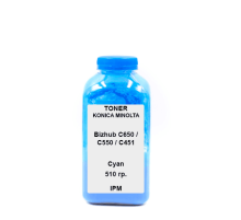 Тонер для KONICA MINOLTA Bizhub C650 / C550 / C451 Cyan 510гр.