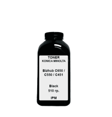 Тонер для KONICA MINOLTA Bizhub C650 / C550 / C451 Black 510гр.