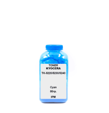 Тонер для KYOCERA  TK-5220/5230/5240 cyan  80 гр. IPM