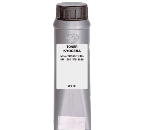 Тонер для KYOCERA Mita (TK100/TK18) КМ-1500 / FS-1020 295гр. IPM Тонер для KYOCERA Mita (TK100/TK18) КМ-1500 / FS-1020 295гр. IPM