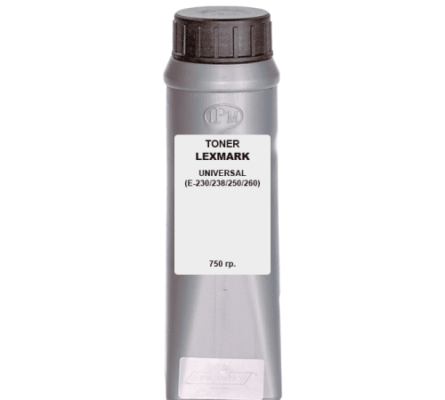 Тонер для LEXMARK UNIVERSAL (E-230/238/250/260) 750гр. IPM
