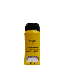 Тонер для HP Сolor LaserJet PRO 300 / M375 / PRO 400 / M475 Yellow 45 гр. IPM