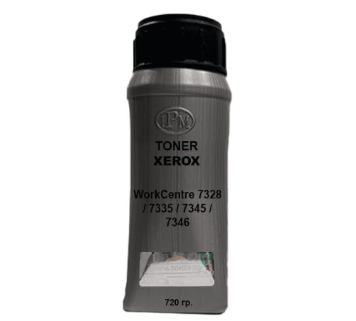 Тонер для XEROX WorkCentre 7328 / 7335 / 7345 / 7346 Black 720 гр. IPM Тонер для XEROX WorkCentre 7328 / 7335 / 7345 / 7346 Black 720 гр. IPM
