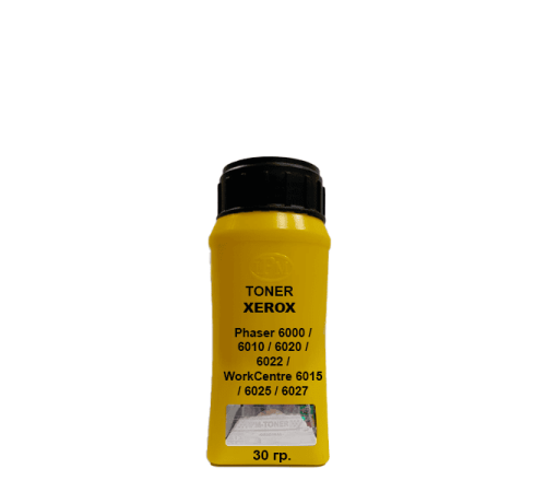 Тонер для XEROX Phaser 6000 / 6010 / 6020 / 6022 / WorkCentre 6015 / 6025 / 6027 Yellow 30 гр. IPM Тонер для XEROX Phaser 6000 / 6010 / 6020 / 6022 / WorkCentre 6015 / 6025 / 6027 Yellow 30 гр. IPM
