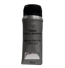 Тонер для KONICA MINOLTA Bizhub (TN-213) C203 / 253 black 510 гр. IPM
