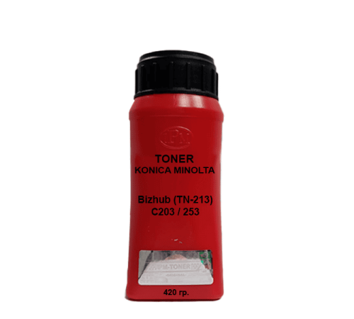 Тонер для KONICA MINOLTA Bizhub (TN-213) C203 / 253 magenta 420 гр. IPM Тонер для KONICA MINOLTA Bizhub (TN-213) C203 / 253 magenta 420 гр. IPM