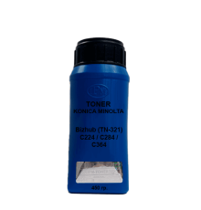 Тонер для KONICA MINOLTA Bizhub (TN-321) C224 / C284 / C364 cyan 450 гр. IPM
