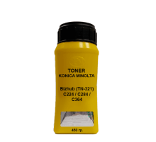 Тонер для KONICA MINOLTA Bizhub (TN-321) C224 / C284 / C364 yellow 450 гр. IPM