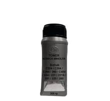 Тонер для KONICA MINOLTA Bizhub C224 / C284 / C364 / 360 / C454 / 554 / 221 / 221S / 281 / 220 / 280 black 200гр.