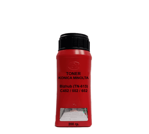 Тонер для KONICA MINOLTA Bizhub (TN-613) C452 / 552 / 652 magenta 200гр