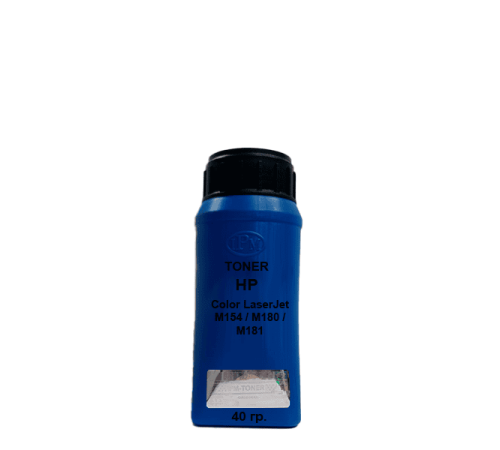Тонер для HP Сolor LaserJet M154 / M180 / M181 Cyan 40гр. IPM Тонер для HP Сolor LaserJet M154 / M180 / M181 Cyan 40гр. IPM