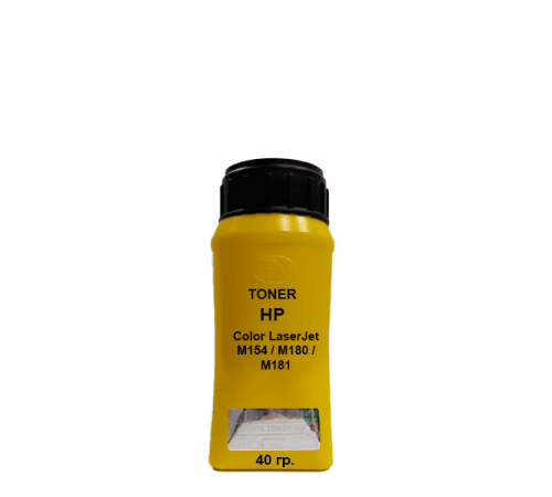 Тонер для HP Сolor LaserJet M154 / M180 / M181 Yellow 40гр. IPM Тонер для HP Сolor LaserJet M154 / M180 / M181 Yellow 40гр. IPM