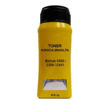 Тонер для KONICA MINOLTA Bizhub C650 / C550 / C451 Yellow 510гр.
