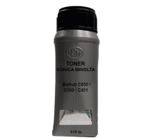 Тонер для KONICA MINOLTA Bizhub C650 / C550 / C451 Black 510гр.